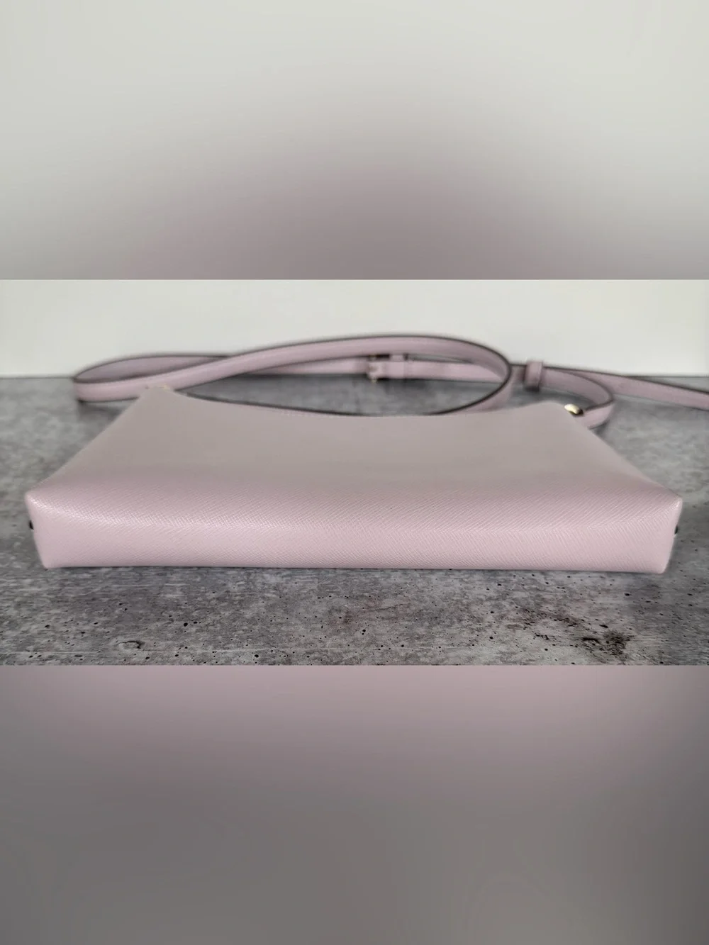 KATE SPADE Sadie Saffiano Leather Crossbody Bag CHALK PINK KE594